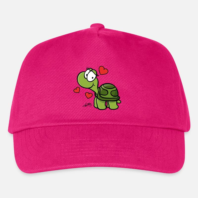 Schildkröte pur - Kinder Basecap - Fuchsia