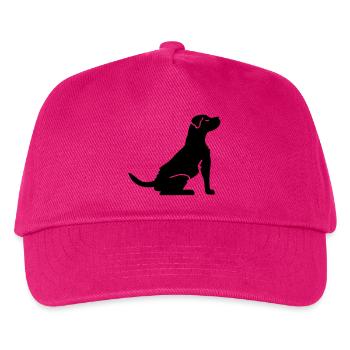 Hund - Hundeliebhaber - Kinder Basecap - Fuchsia - Vorne