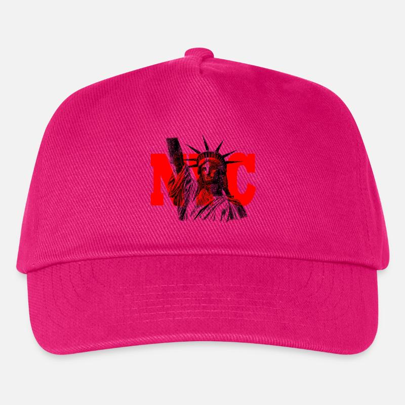 New York - Kinder Basecap - Fuchsia