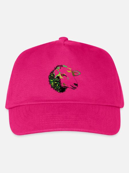 Schaf,Lamm,Schäfer,Natur,Umwelt, - Kinder Basecap - Fuchsia