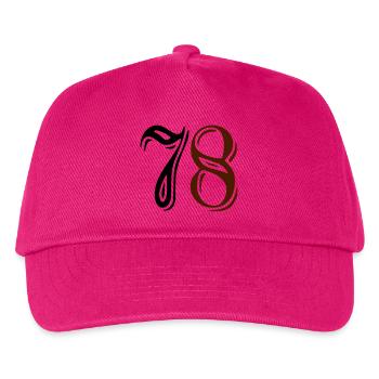 Beer Abt. 78 - Kinder Basecap - Fuchsia - Vorne