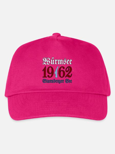 1962 Würmsee - Starnberger See - Kinder Basecap - Fuchsia