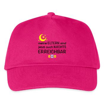 lustige Babysprüche - Kinder Basecap - Fuchsia - Vorne