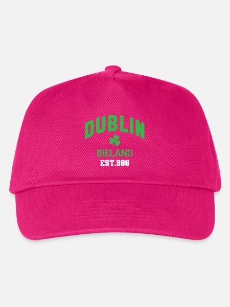 Dublin - Irland - Kinder Basecap - Fuchsia