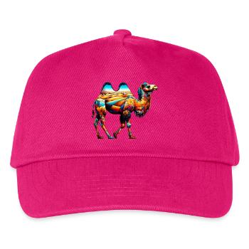 Kamel - Kinder Basecap - Fuchsia - Vorne