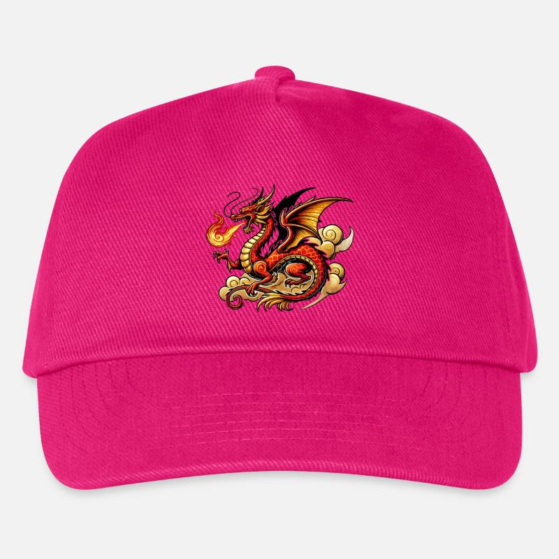 china drache - Kinder Basecap - Fuchsia