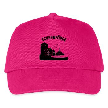 eckernförde schleswig holstein - Kinder Basecap - Fuchsia - Vorne