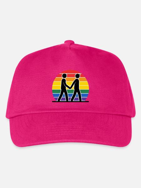 Gay Männer - Kinder Basecap - Fuchsia