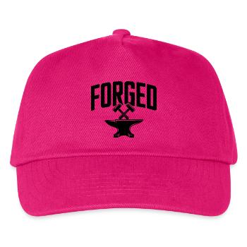 Geschmiedet - Kinder Basecap - Fuchsia - Vorne