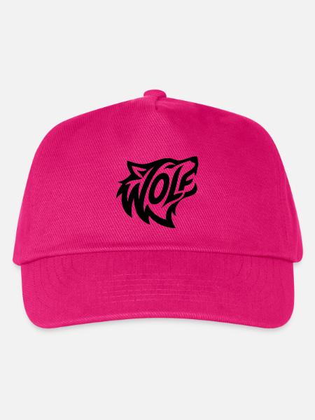Wilder Wolf - Kinder Basecap - Fuchsia