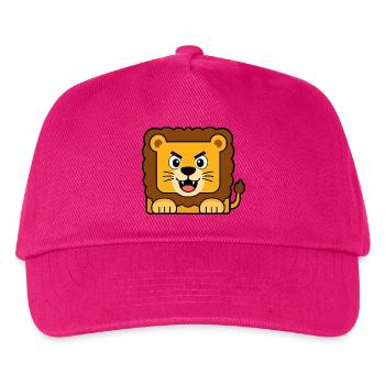 Lion - Kids’ Baseball Cap - fuchsia - Front