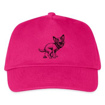 canine - Kids’ Baseball Cap - fuchsia - Front