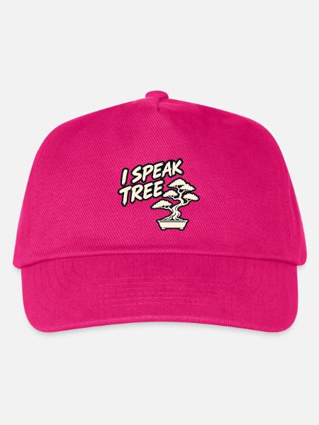 Ich spreche Baum - Kinder Basecap - Fuchsia