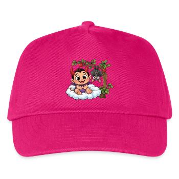 Teufelchen auf Wolke - Kinder Basecap - Fuchsia - Vorne