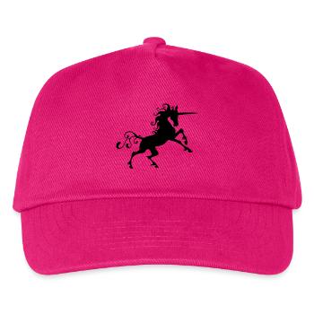 Heraldisches Einhorn - Kinder Basecap - Fuchsia - Vorne