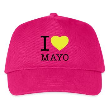 J’ADORE LA MAYONNAISE Mayo - Casquette de baseball Enfant - fuchsia - Devant