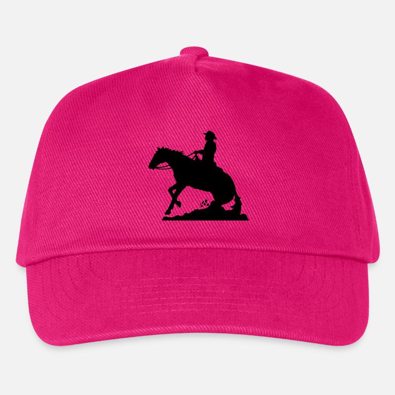 Westernreiten Mann - Kinder Basecap - Fuchsia