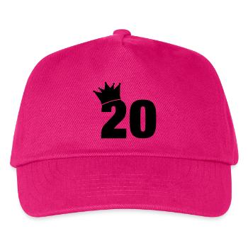 20_krone_f1 - Kids’ Baseball Cap - fuchsia - Front
