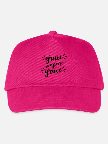 Gnade über Gnade N - Kinder Basecap - Fuchsia