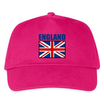 angleterre - Casquette de baseball Enfant - fuchsia - Devant