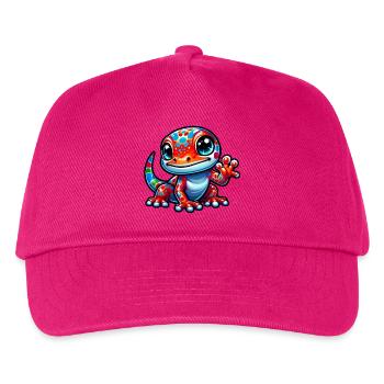 Gecko - Kinder Basecap - Fuchsia - Vorne