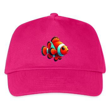 Clownfisch - Kinder Basecap - Fuchsia - Vorne