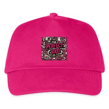 The perfect is the enemy of the good - Kinder Basecap - Fuchsia - Vorne