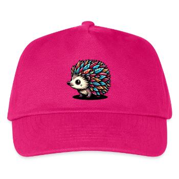 Igel - Kinder Basecap - Fuchsia - Vorne