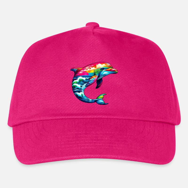 Delfin - Kinder Basecap - Fuchsia