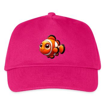 Clownfisch - Kinder Basecap - Fuchsia - Vorne