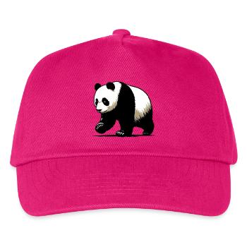 Panda - Kinder Basecap - Fuchsia - Vorne