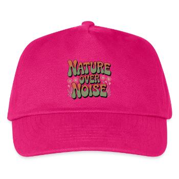 Adventure - Nature Over Noise - Kids’ Baseball Cap - fuchsia - Front