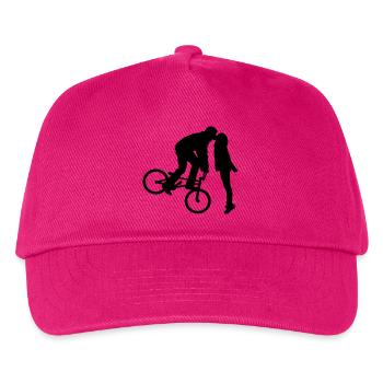 Kiss - Kids’ Baseball Cap - fuchsia - Front