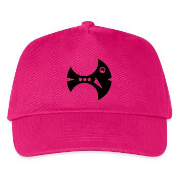 Sichel-Fisch Illustration Fantasie-Fisch - Kinder Basecap - Fuchsia - Vorne