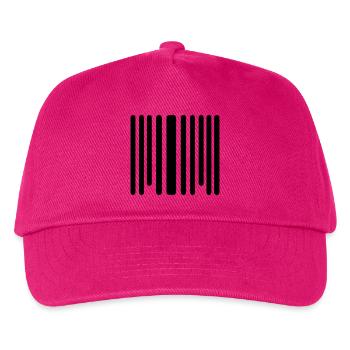 code barre - Casquette de baseball Enfant - fuchsia - Devant