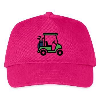 Golf cart Golf car Golf club Men - Kids’ Baseball Cap - fuchsia - Front