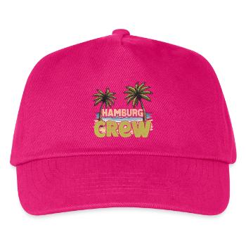 Hamburg Crew - Kids’ Baseball Cap - fuchsia - Front