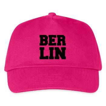 Berlin - Kinder Basecap - Fuchsia - Vorne