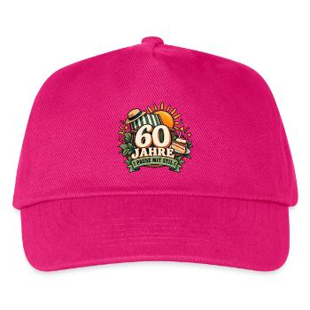 60 Jahre – Pause mit Stil - Kinder Basecap - Fuchsia - Vorne