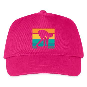 Schwimmsport Schwimmer Spruch Geschenk - Kinder Basecap - Fuchsia - Vorne