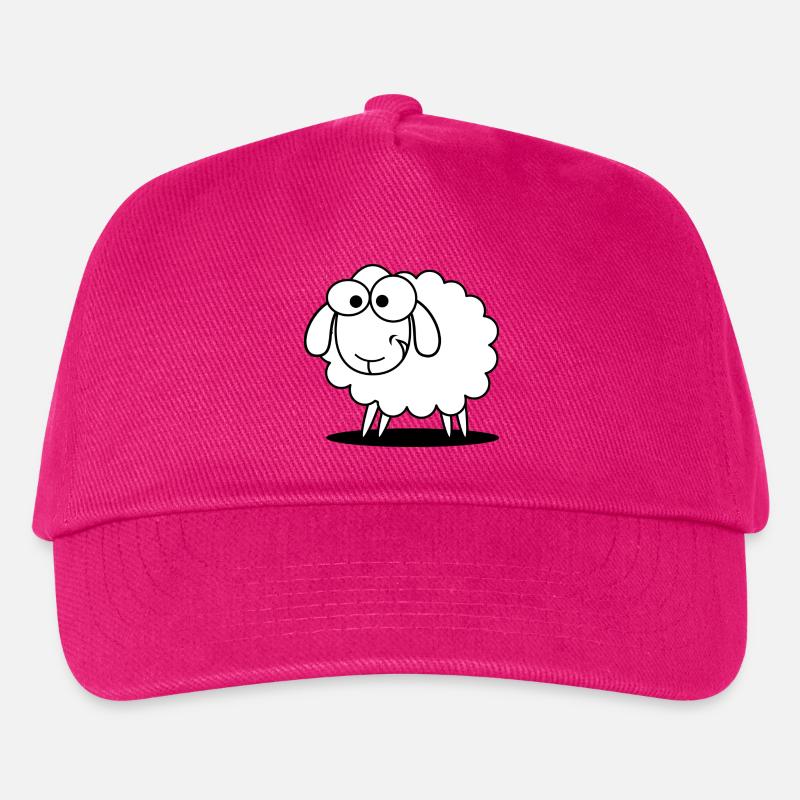 Witziges Schaf - Kinder Basecap - Fuchsia