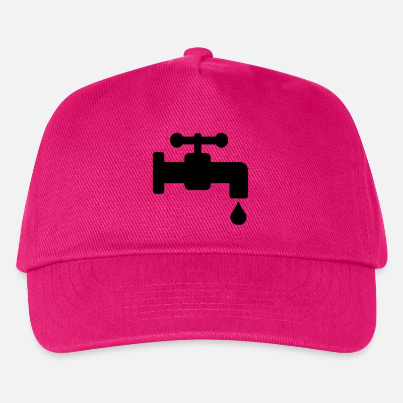 Wasserhahn undicht - Kinder Basecap - Fuchsia