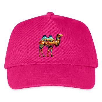 Kamel - Kinder Basecap - Fuchsia - Vorne