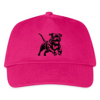 Staffordshire Bull Terrier - Kids’ Baseball Cap - fuchsia - Front