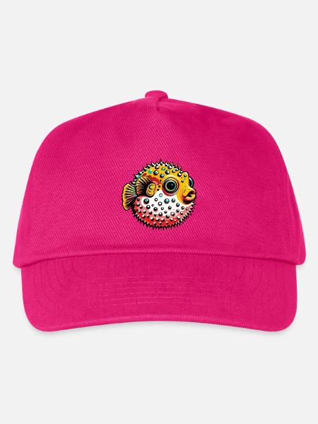 Kugelfisch - Kinder Basecap - Fuchsia