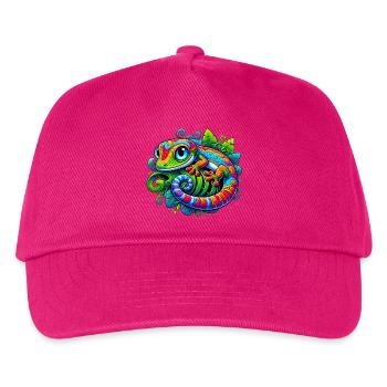 Gecko - Kids’ Baseball Cap - fuchsia - Front