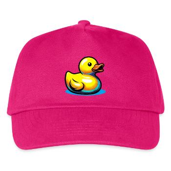 Ente Ente Ente Ente Ente - Kinder Basecap - Fuchsia - Vorne