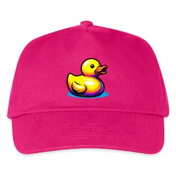 Ente Ente Ente Ente Ente - Kinder Basecap - Fuchsia - Vorne