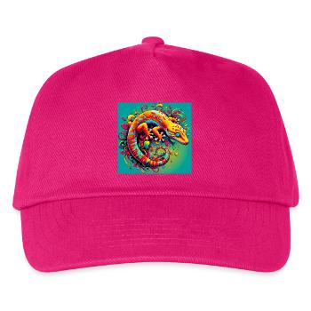 Gecko - Kinder Basecap - Fuchsia - Vorne