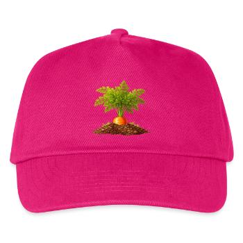 Carrot in the Ground Garden Nature Design - Kids’ Baseball Cap - fuchsia - Front